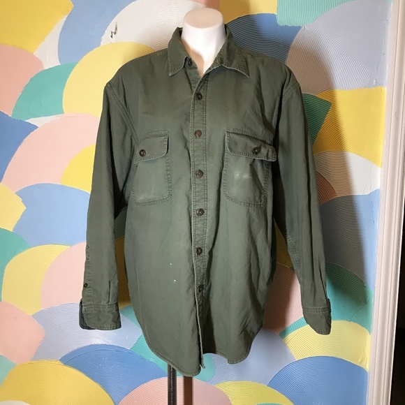 Faded Glory insulated green jacket size L 100% cotton - Picture 1 of 6